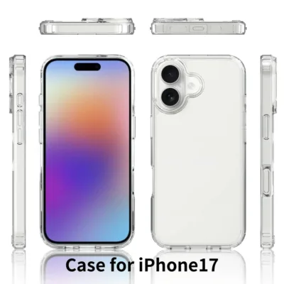 Capa iPhone 17 Anti-Queda Cristal Transparente - imagem 5
