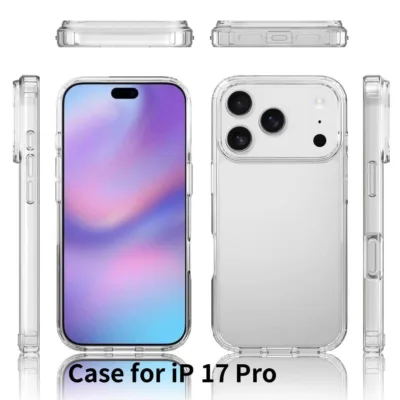 Capa iPhone 17 Pro Transparente Anti-Choque - imagem 1