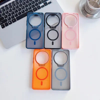 capa magnetica matte redmi 14c com suporte de camara
