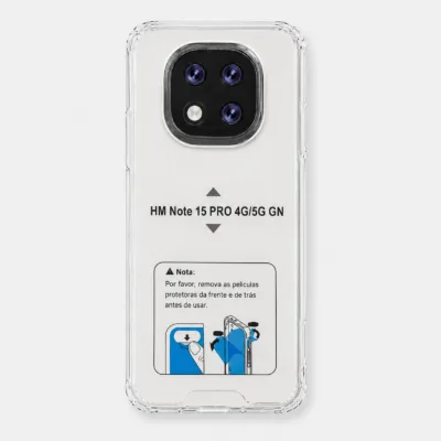 Capa Xiaomi Redmi Note 15 Pro 4G 5G transparente anti-choque - imagem 1