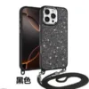 Capa Brilhante com Cordão JZGS002 para iPhone 16