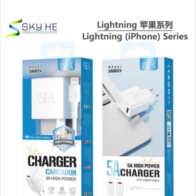 Carregador USER SA0024 5A com cabo Lightning