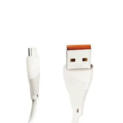 Conectores USB-A e Micro USB do cabo MODOR MC1117-M branco
