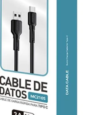 Embalagem MODOR MC2105 com indicação 3 A e 1 metro