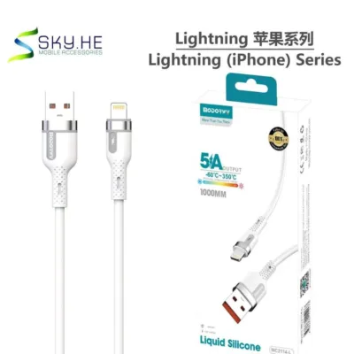 Cabo Lightning MODOR MC2114-L branco de 1 metro com embalagem