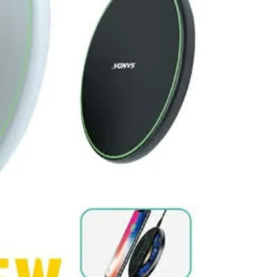 Versão preta do carregador sem fios SANDA SD-4362 15W