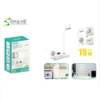 Carregador sem fios SANDA TYV-1772 15W com candeeiro e base multifunções