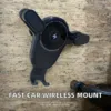 suporte carregador sem fios 15W para carro fast car wireless mount