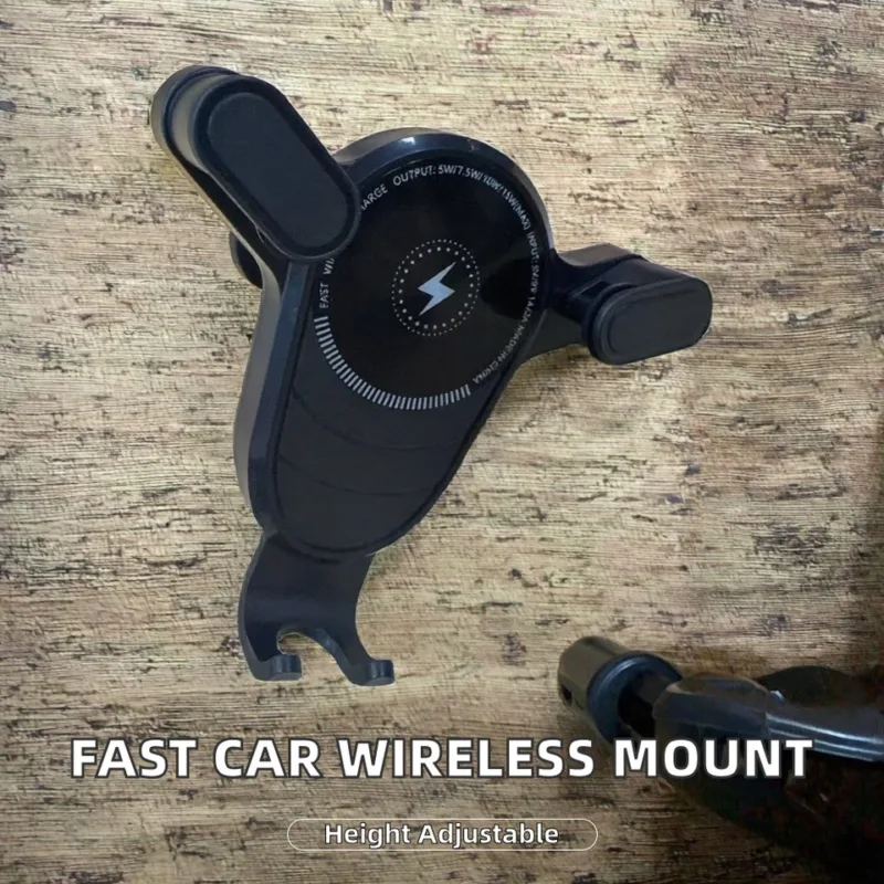 suporte carregador sem fios 15W para carro fast car wireless mount