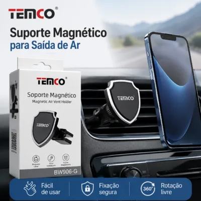 Suporte magnético telemóvel para saída de ar