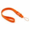 Fita de pulso laranja de 1 cm para telemóvel