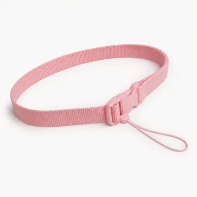 Fita de pulso rosa de 1 cm para telemóvel