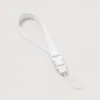 Fita de pulso branca de 1 cm para telemóvel