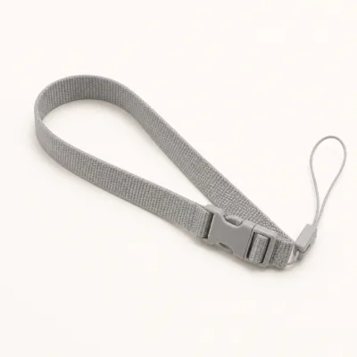 Fita de pulso cinzento-claro de 1 cm para telemóvel