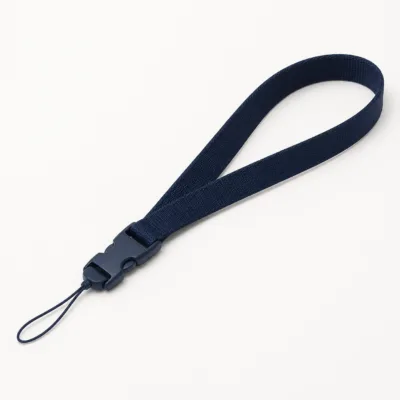 Fita de pulso azul-marinho de 1 cm para porta-cartões