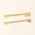 Dourado com Pérolas e Coração Rosa (2 peças)