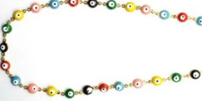 Mixed Colour Evil Eye Bead Necklace | 4215-R006, 4215-R006
