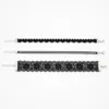 Conjunto de 3 pulseiras de veludo e renda preto