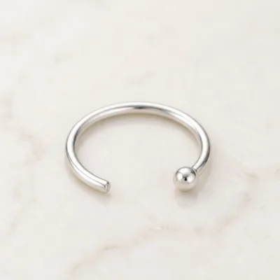 Piercing de Septo em Prata 925 com Bola