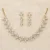 Dourado com zircónias brancas (1 conjunto)