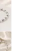 Pulseira de Pérolas com Medalha Estrela — Prateado
