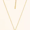 Colar em Aço com Pendente e Pérola, 84050-02