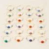 Conjunto completo de 24 pulseiras de cordão com conchas coloridas
