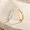 Brincos Ear Cuff Sete Cristais | Dourado ou Prateado — Dourado