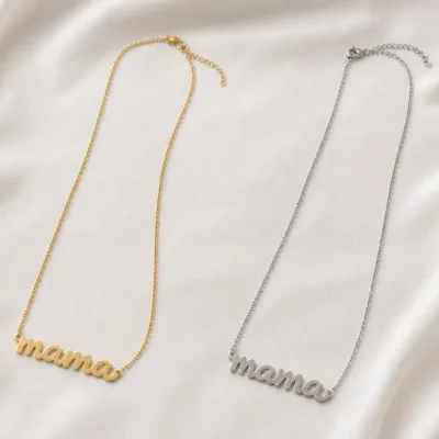 Colar Mama em Aço, 85126-02