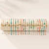 Conjunto completo de 24 pulseiras de cordão com berloques marinhos