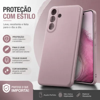 Capa roxa para Samsung Galaxy A17 e A26 - imagem 3