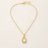 Colar dourado em cobre banhado a rdio