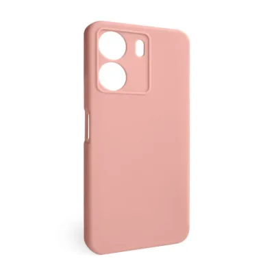 Capa Xiaomi Redmi 13C rosa com dois orifícios para câmaras